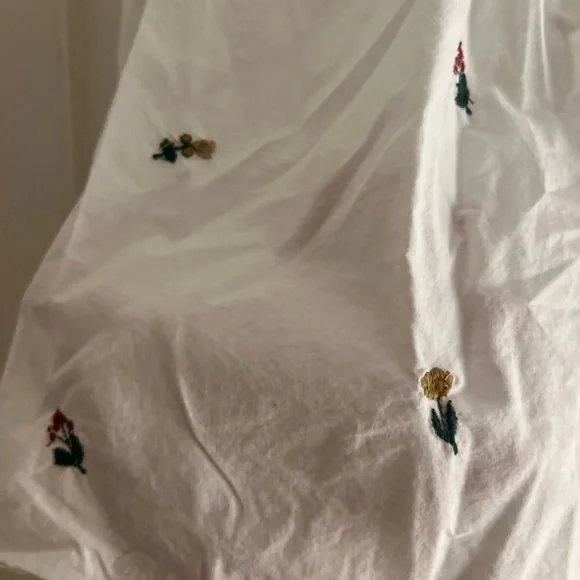 Zara Embroidered Puff Sleeve Top - Picture 3 of 5